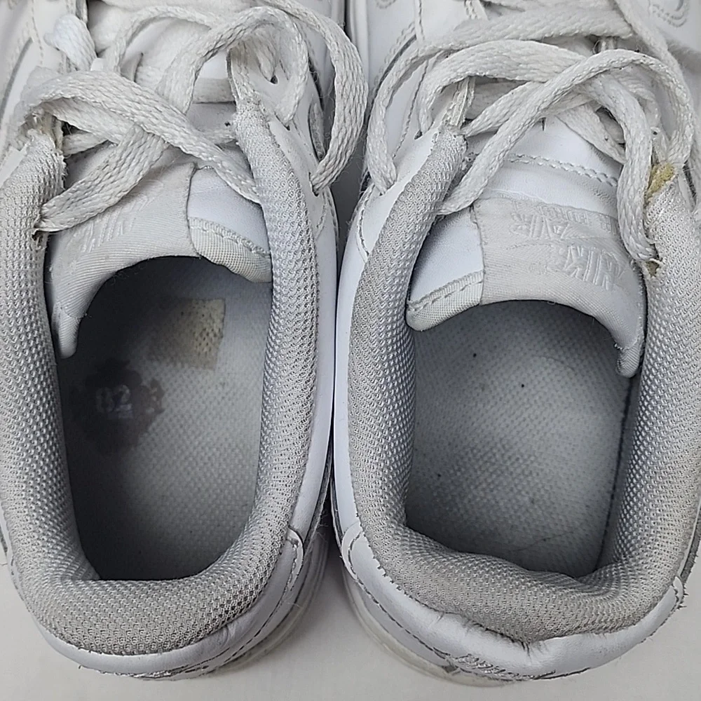 Nike Air Force 1 White Sneakers Youth Size 5Y Women Size 6.5